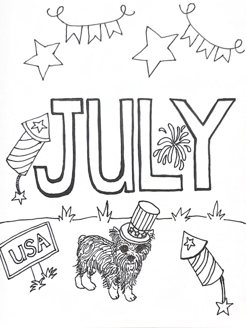 July Color Sheet